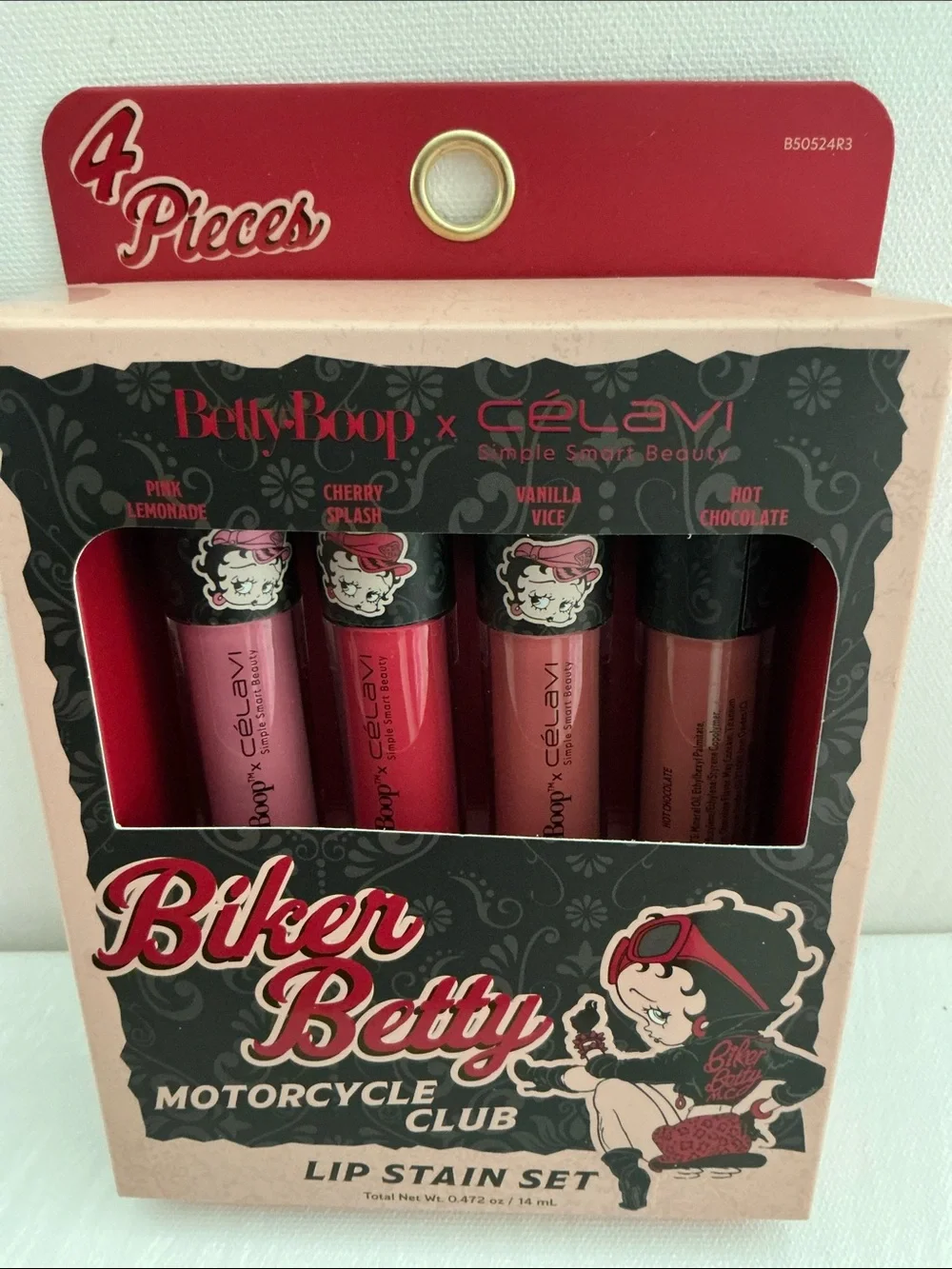 Betty Boop x Celavi Biker Betty Motorcycle Club (4) Piece Set.
